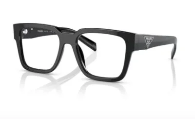 Brand New Prada Eyeglass Frames PR 08ZV 1AB Black For Men Women Size 54