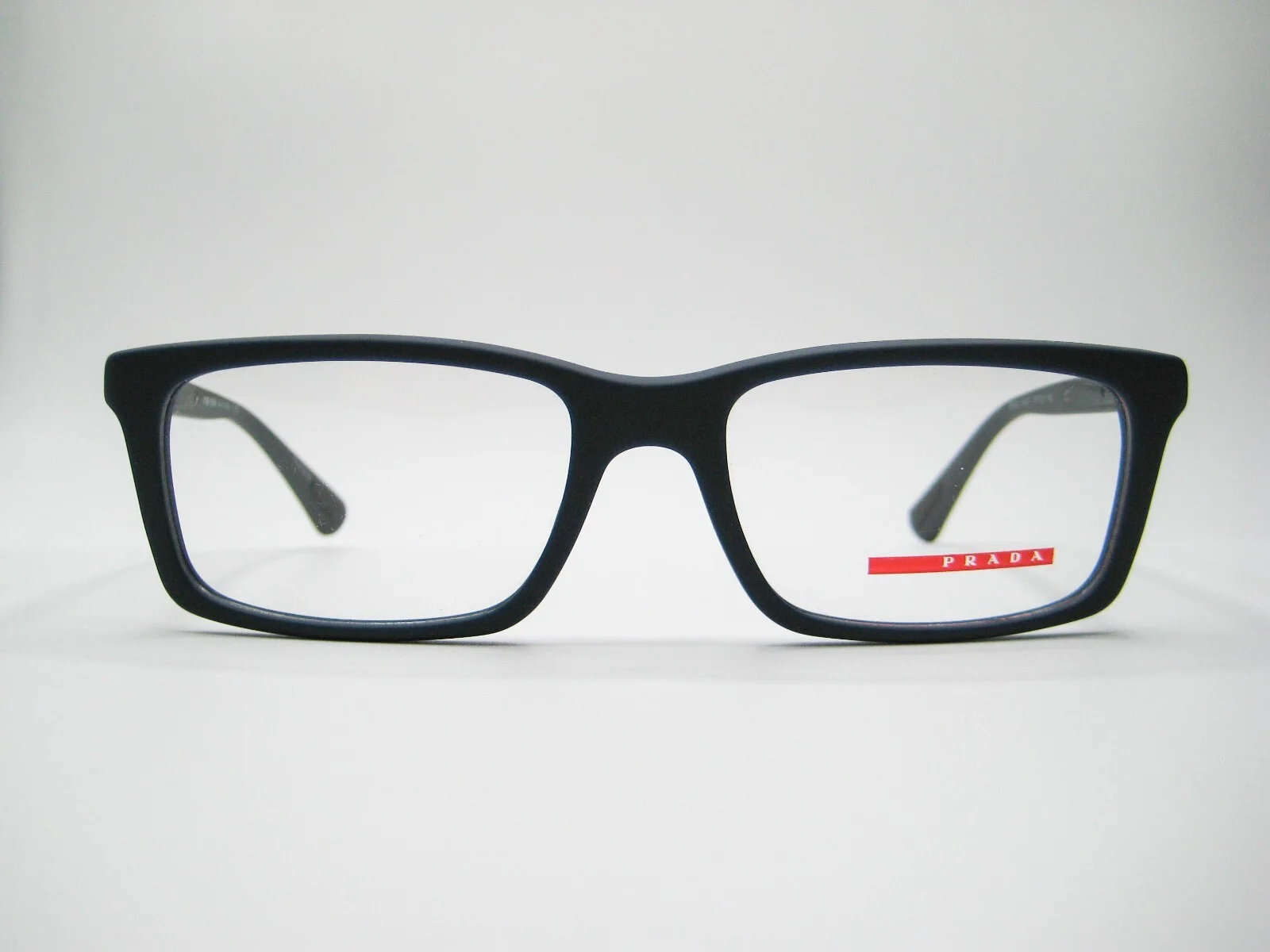 New authentic Prada Linea Rossa Eyeglasses PS 02CV TFY1O1 Rubber Blue 55mm 2
