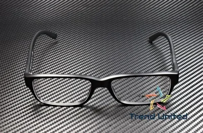 New Prada Heritage PR 16MV 1BO1O1 Matte Black Plastic Rectangle Eyeglasses 57mm 2