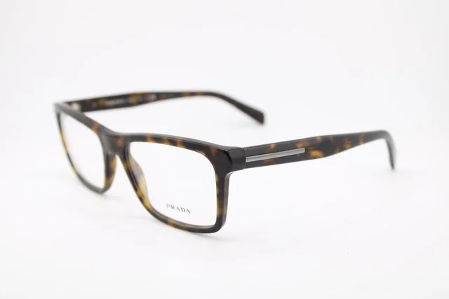 NEW PRADA VPR 06R HAQ-1O1 MATTE HAVANA AUTHENTIC EYEGLASSES 55-18