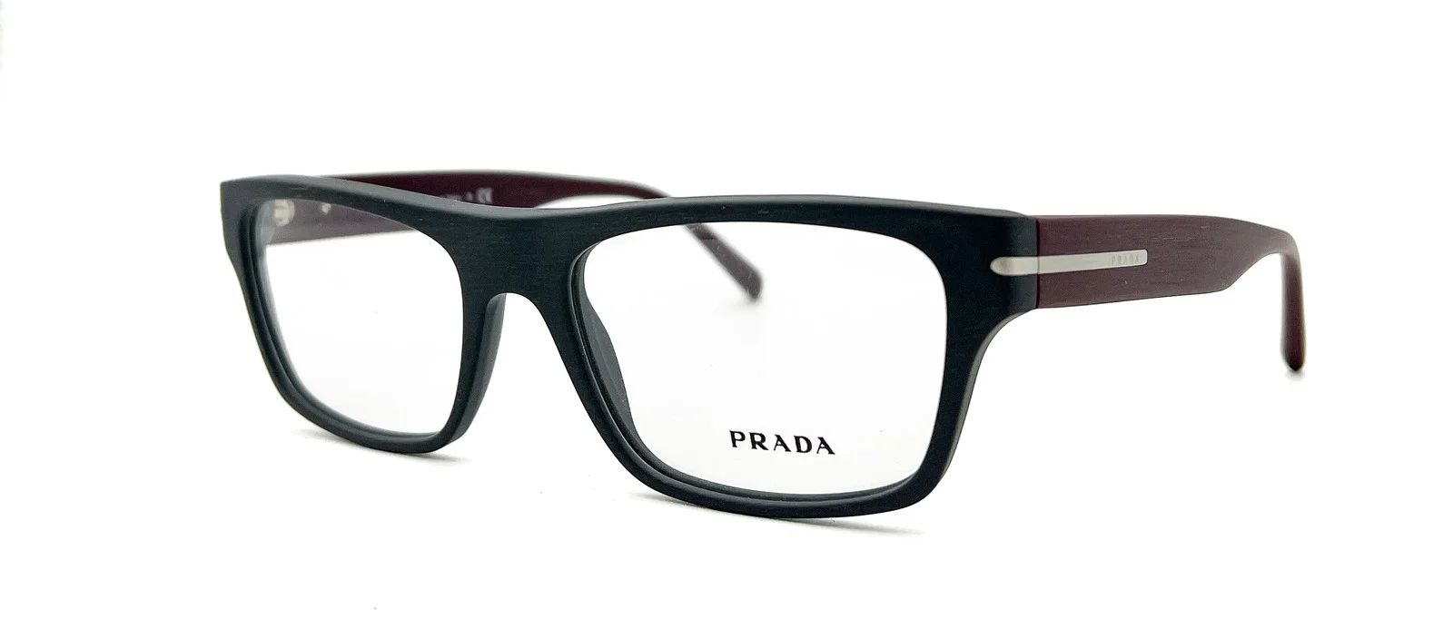 NEW PRADA VPR 06R HAQ-1O1 MATTE HAVANA AUTHENTIC EYEGLASSES 55-18 3