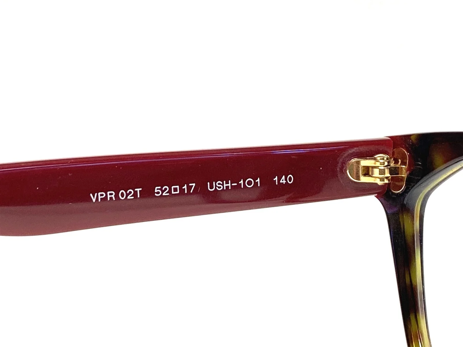 NEW Prada VPR02T USH-1O1 Womens Havana Cats Eye Modern Eyeglasses Frames 52/17 4