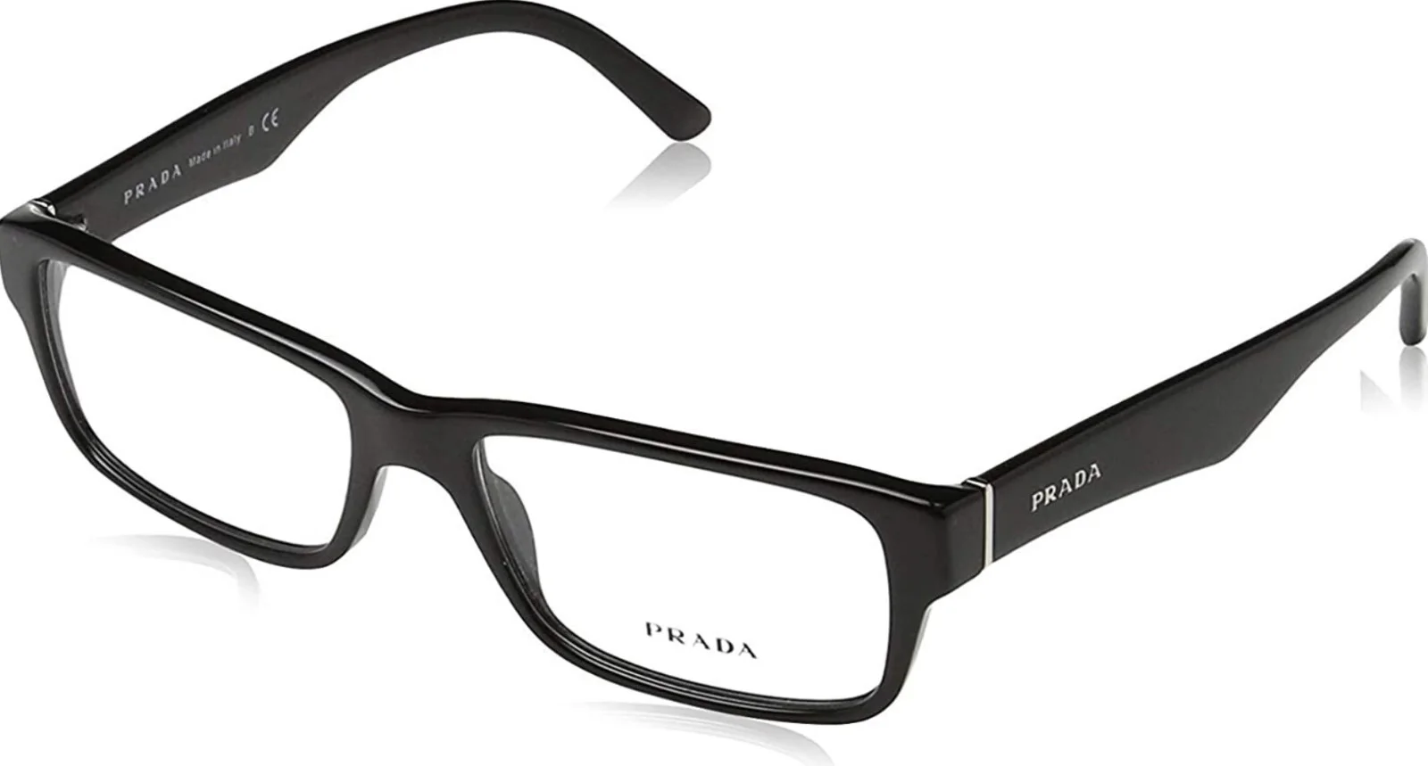New PRADA VPR16M 1BO-1O1 53mm Matte Black Eyeglasses Frames Italy