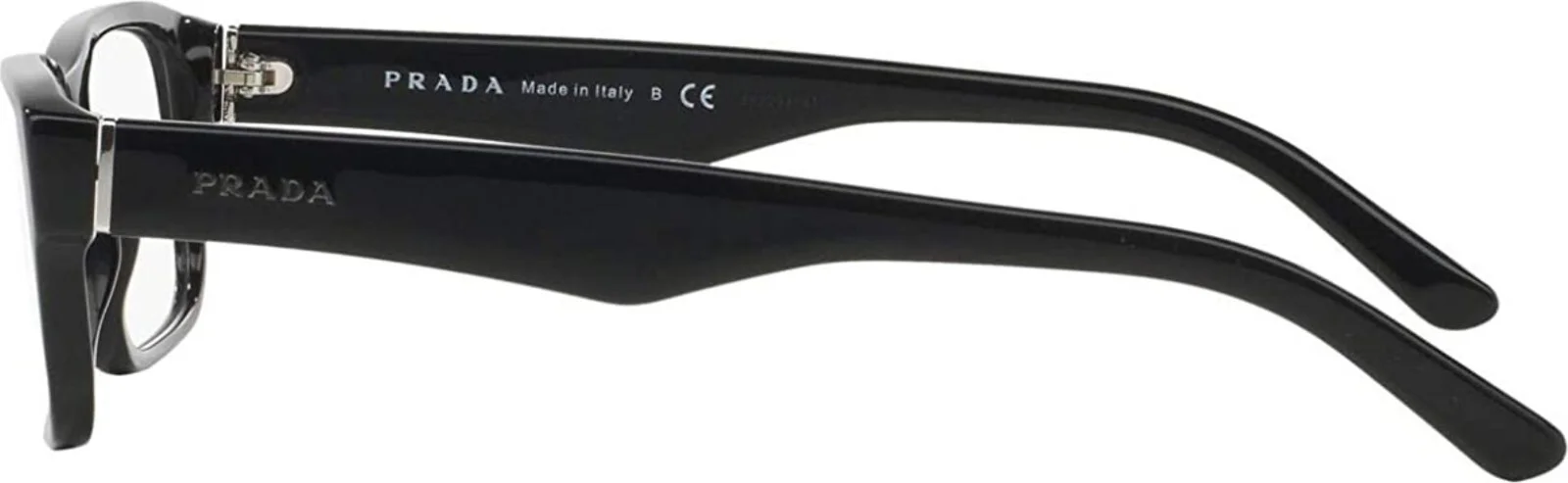 New PRADA VPR16M 1BO-1O1 53mm Matte Black Eyeglasses Frames Italy 3