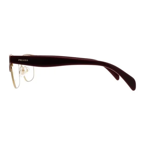 PRADA Conceptual PR 65RV UAN1O1 Bordeaux Gold Demo Lens 53 mm Women 4