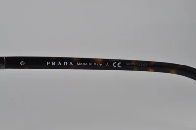 Prada Eyeglasses PR 54TV LAH1O1 Matte Brown/Gunmetal, Size 55-19-140 3