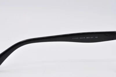 Prada Eyeglasses PR 65RV QE31O1 Black On Pale Gold, Size 55-16-140 4