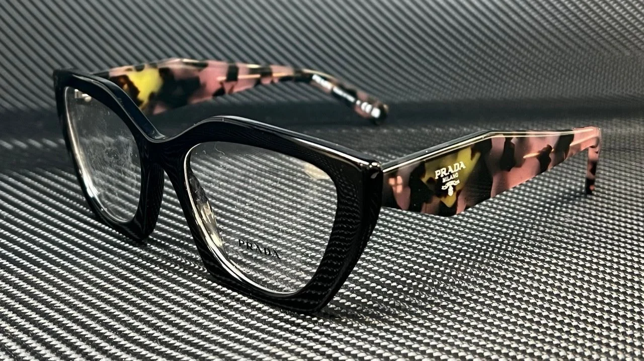 Prada Eyeglasses PRA 53V ZVN 1O1 54mm Pale Gold / Demo Lens 3