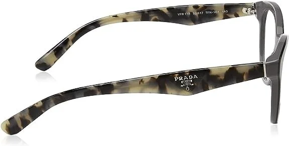 Prada Eyeglasses VPR 11R TFN-101 Gray Havana Glossy Frames 52 [ ] 17 140mm 3