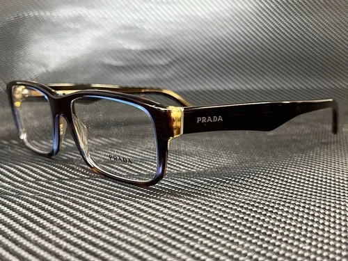 PRADA Heritage PR 16MV ZXH1O1 Tortoise Denim Demo Lens 55 mm Men