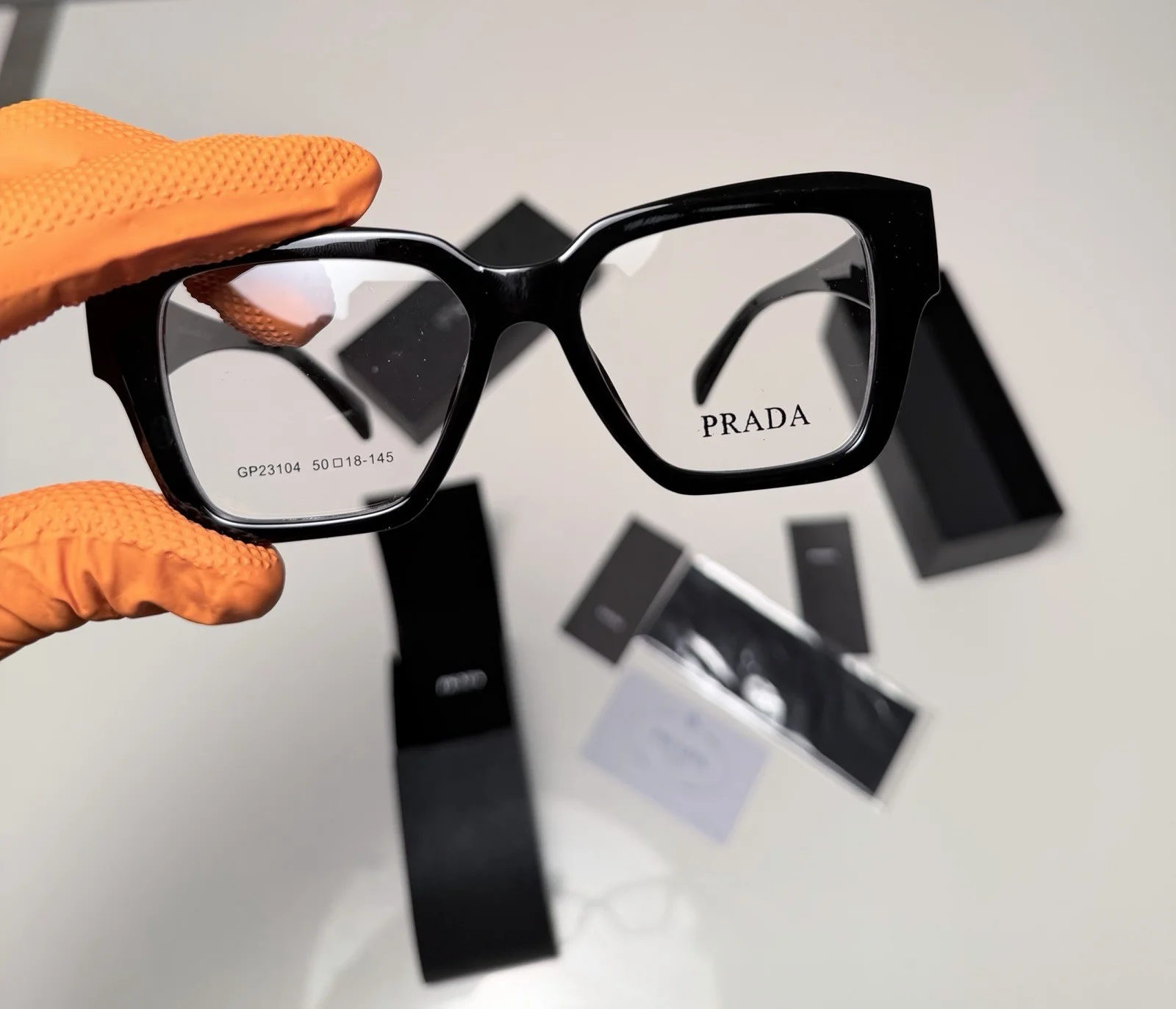 Prada Italy A VPR 03W 53[]16 510-1O1 140 Eyeglasses/Frames 21D 4