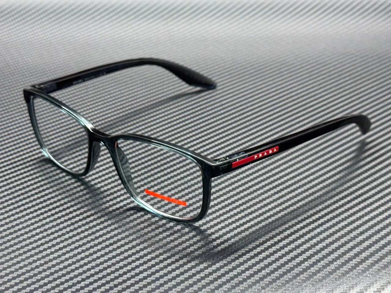 PRADA LINEA ROSSA EYEWEAR PS51QV DG01O1 55 Matte Black Half Rim Frmae 4