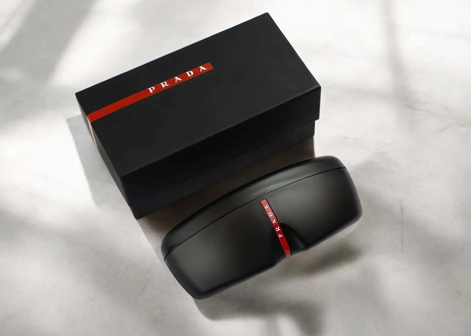 PRADA LINEA ROSSA PS 02RV DG01O1 Black Rubber Demo Lens 56 mm Men 2