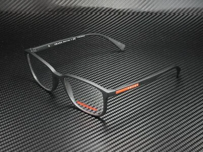 PRADA LINEA ROSSA PS 04IV DG01O1 Black Rubber Demo Lens Men