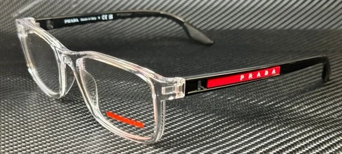 PRADA LINEA ROSSA PS 09OV 2AZ1O1 Crystal Demo Lens 55 mm Men