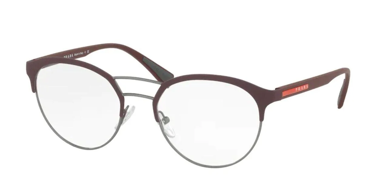PRADA LINEA ROSSA PS 52HV VHP1O1 Bordeaux Round Men