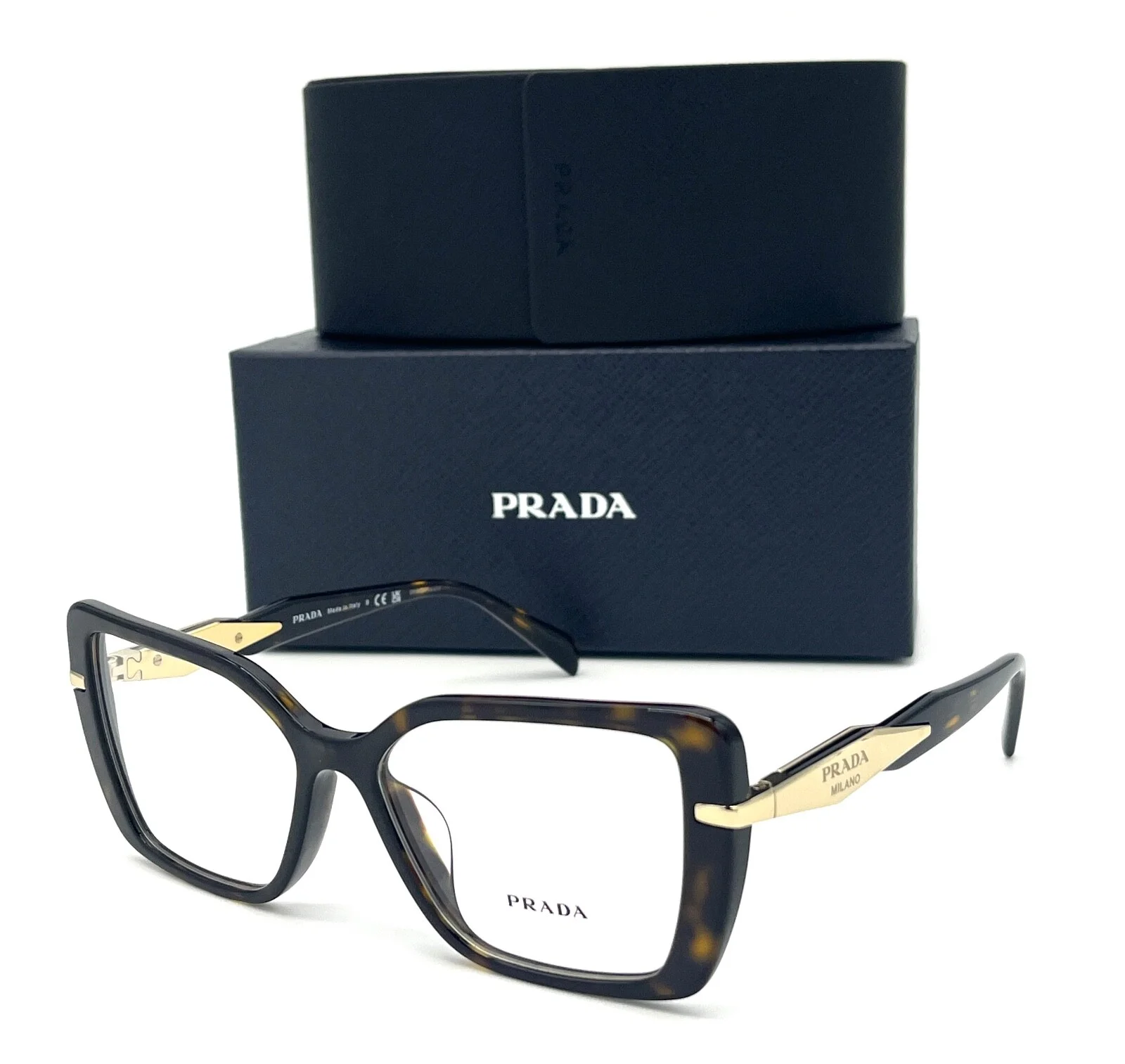 Prada PR 03ZVF 2AU1O1 Tortoise / Demo Lens 56mm Eyeglasses