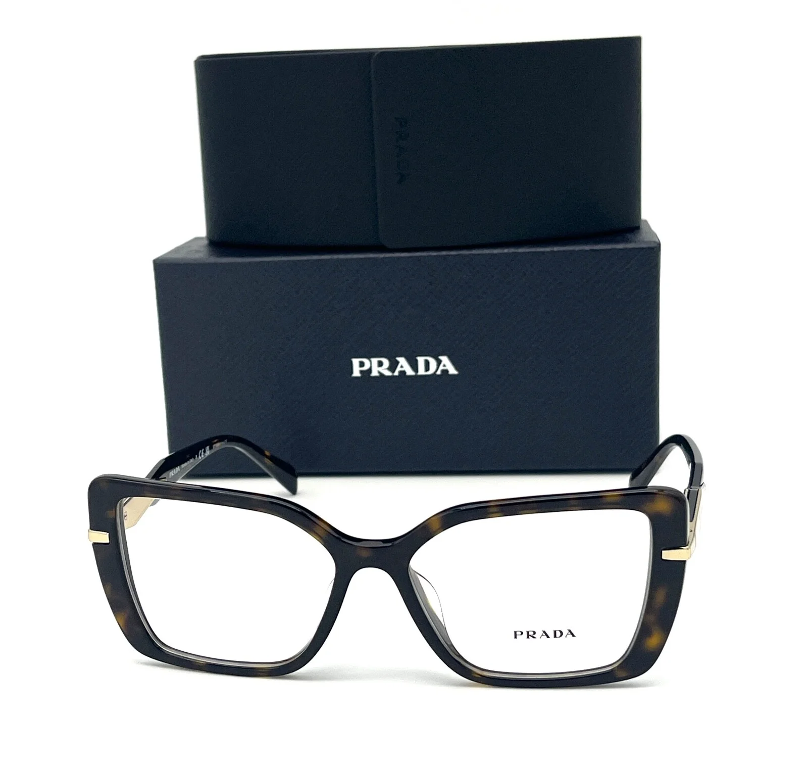 Prada PR 03ZVF 2AU1O1 Tortoise / Demo Lens 56mm Eyeglasses 2