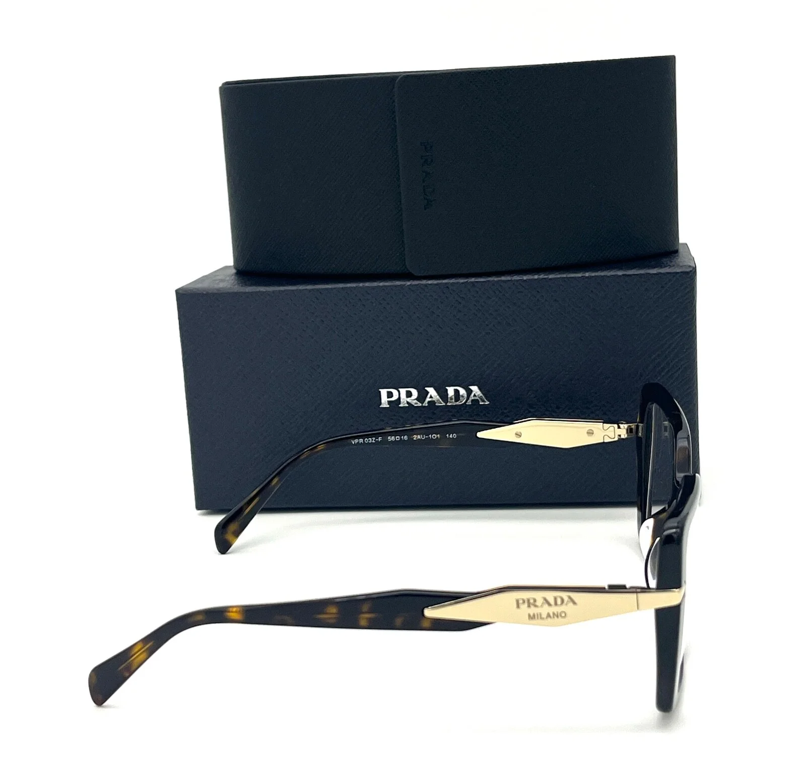 Prada PR 03ZVF 2AU1O1 Tortoise / Demo Lens 56mm Eyeglasses 4