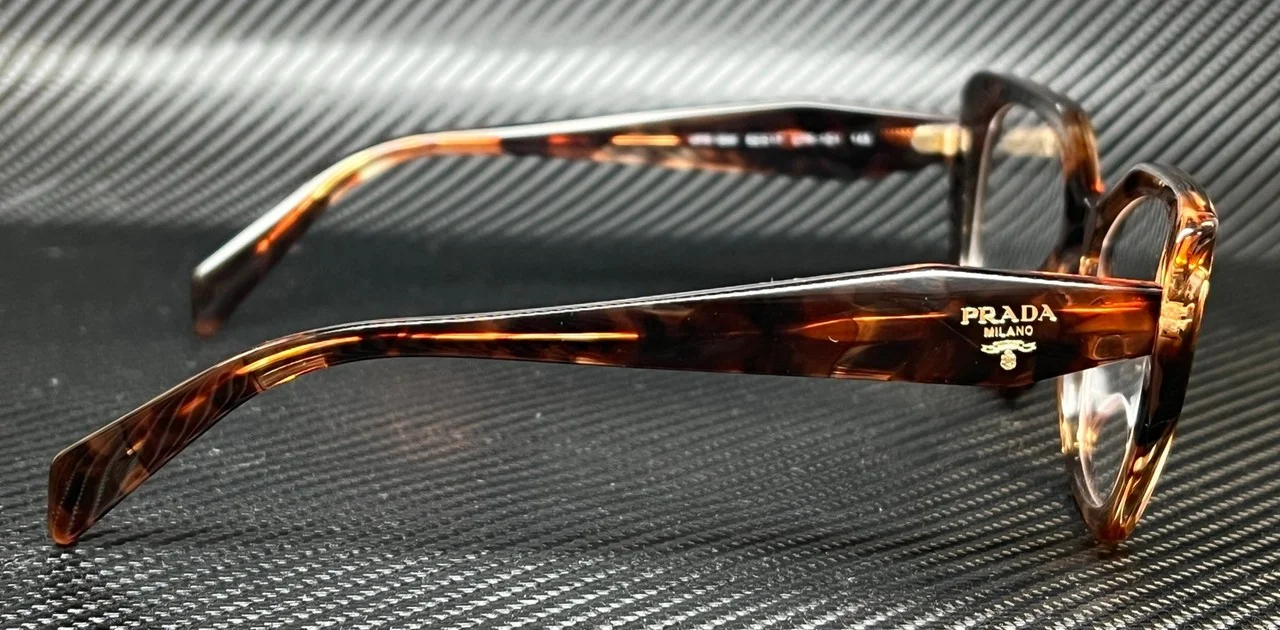PRADA PR 18WV 07R1O1 Brown Tortoise Women 2
