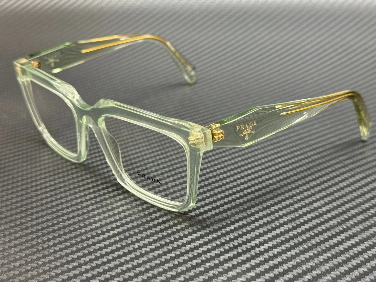 PRADA PR 18WV 07R1O1 Brown Tortoise Women 3