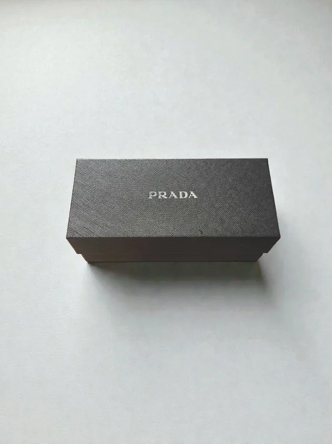 Prada PR 18WV 1AB1O1 Black Silver Plastic Fashion Eyeglasses Large 54mm 2