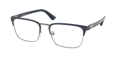 PRADA PR 54TV 02N1O1 Matte Baltic Gunmetal Demo Lens 55 mm Men