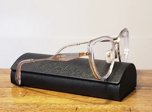 PRADA PR 54ZV 2AZ1O1 Crystal Frames Demo Lens 51 mm Women 2