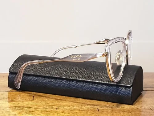 PRADA PR 54ZV 2AZ1O1 Crystal Frames Demo Lens 51 mm Women 3