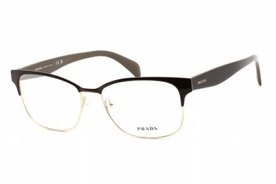 PRADA PR 65RV DHO1O1 Eyeglasses Dark Brown Frame 55mm