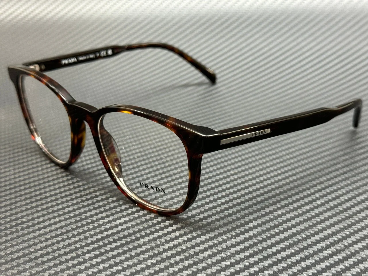PRADA PR A15V 17N1O1 Radica Tortoise Men