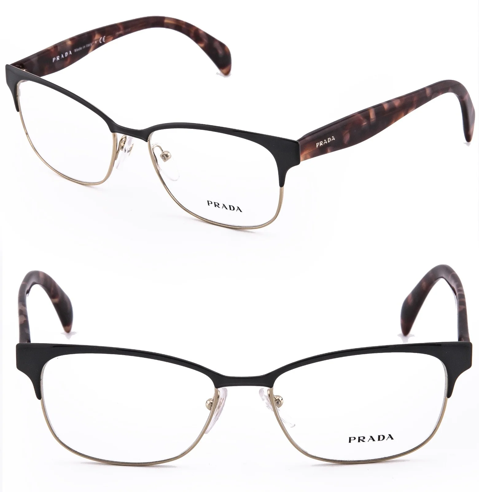 PRADA PR B04V 3891O1 Black Tortoise Women 3