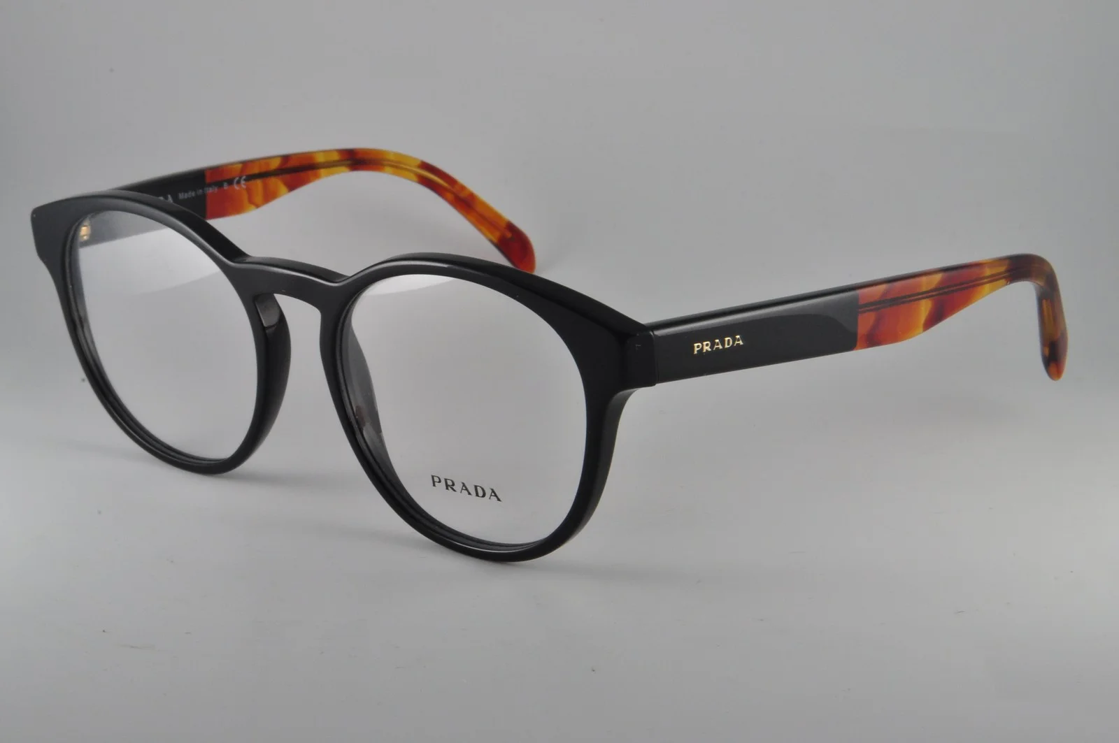 Prada PR15PV ZYY/1O1 Eyeglasses, Black Gradient Transparent, 53mm 2