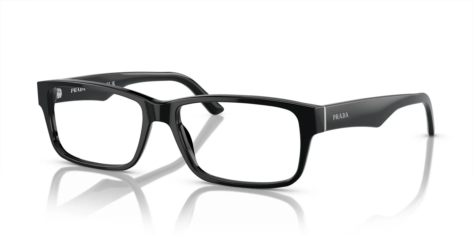 Prada PR15PV ZYY/1O1 Eyeglasses, Black Gradient Transparent, 53mm 4