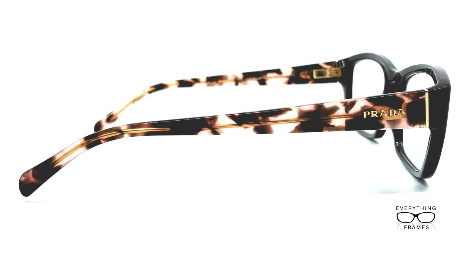 Prada PR18O DHO-1O1 Chocolate Brown Eyeglasses New Authentic 54 2