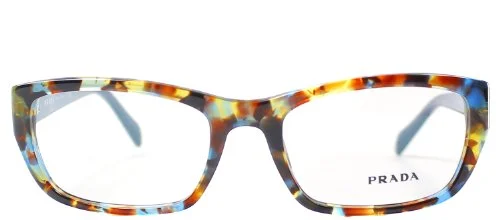 Prada PR18OV - NAG1O1 Eyeglass, Havana Spotted Blue, 52 mm 2