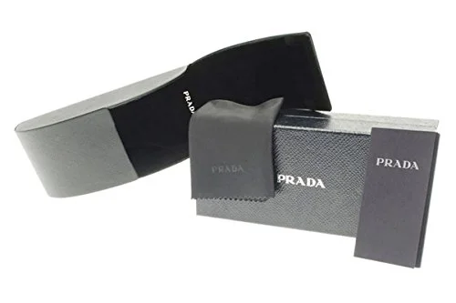 Prada PR66YV 1AB1O1 Mens Black Square Eyeglass Frames 57-17-145 4