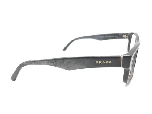 Prada VPR 16M TV4-1O1 Gray Rectangle Eyeglasses Frames 55-16 140 Italy Men Women 4