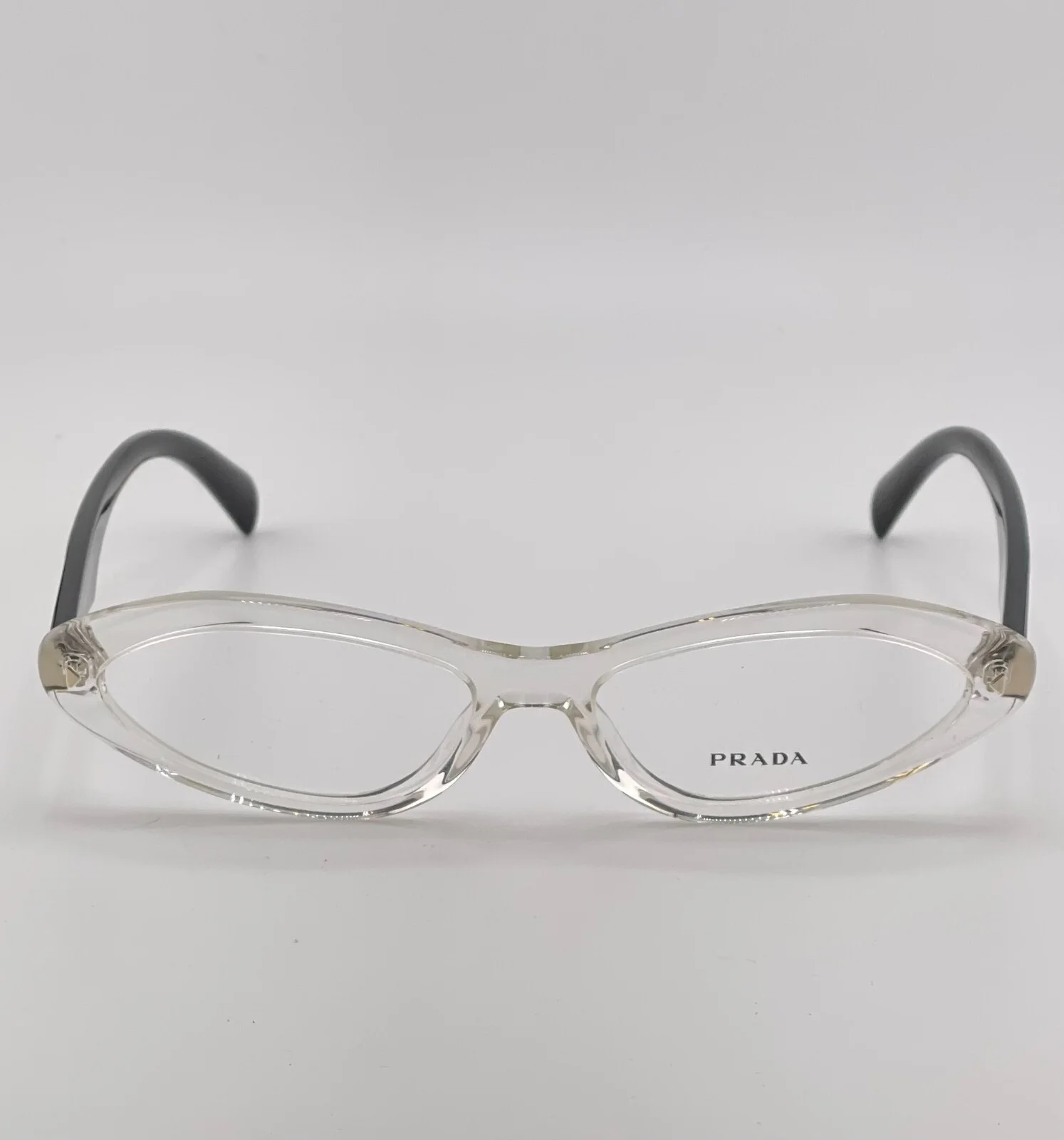 Prada VPR08O Clear / Havana Cat Eye Eyeglasses Frames 55mm 16mm 135mm 2