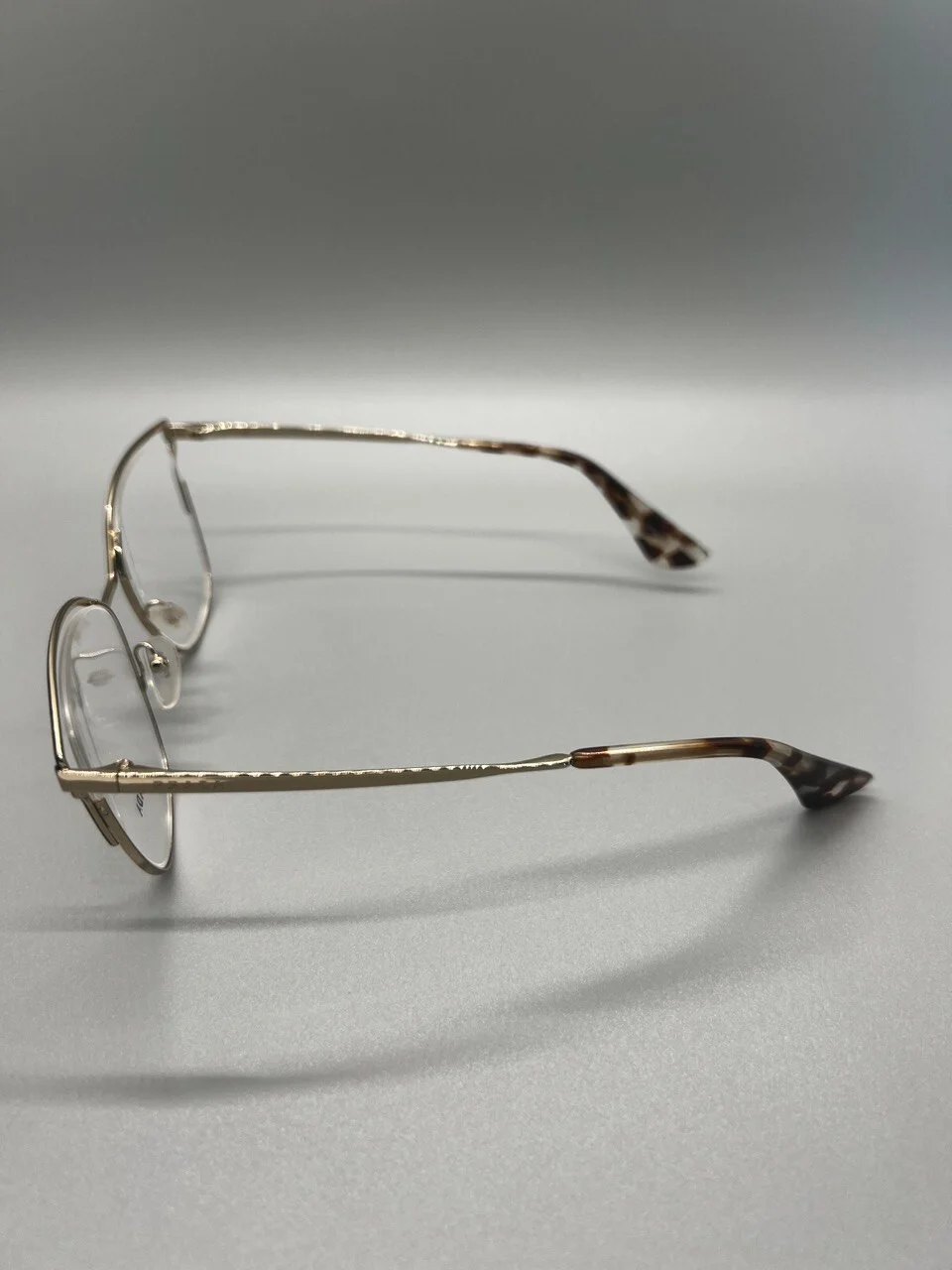 PRADA VPR54U QE3-1O1 53mm Black and Gold Eyeglasses Frames new 2